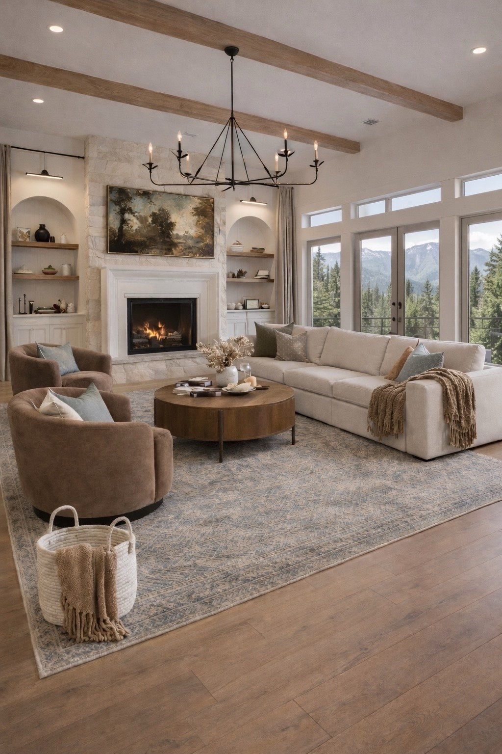 Cozy living room decor ideas! Living room design, sectional sofa, home decor, living room inspiration, accent chairs, living room rug, media cabinet, console table #decor


#LTKSaleAlert #LTKSeasonal #LTKHome