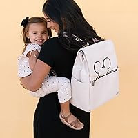 Freshly Picked Classic Diaper Bag Backpack, Wipeable Vegan Leather Diaper Bag With Changing Pad, ... | Amazon (US)