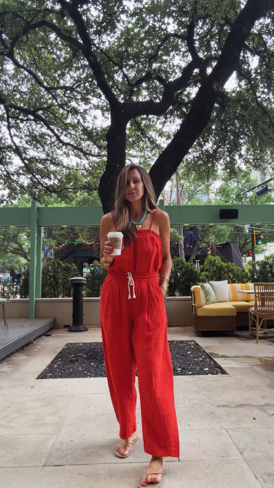 Mark my word you’re gonna want this in every single color. I’ll share it in my story and give a couple different options on what to wear, but that is so great. I’m wearing a medium in all pieces.

#LTKTravel #LTKootd #LTKMidsize