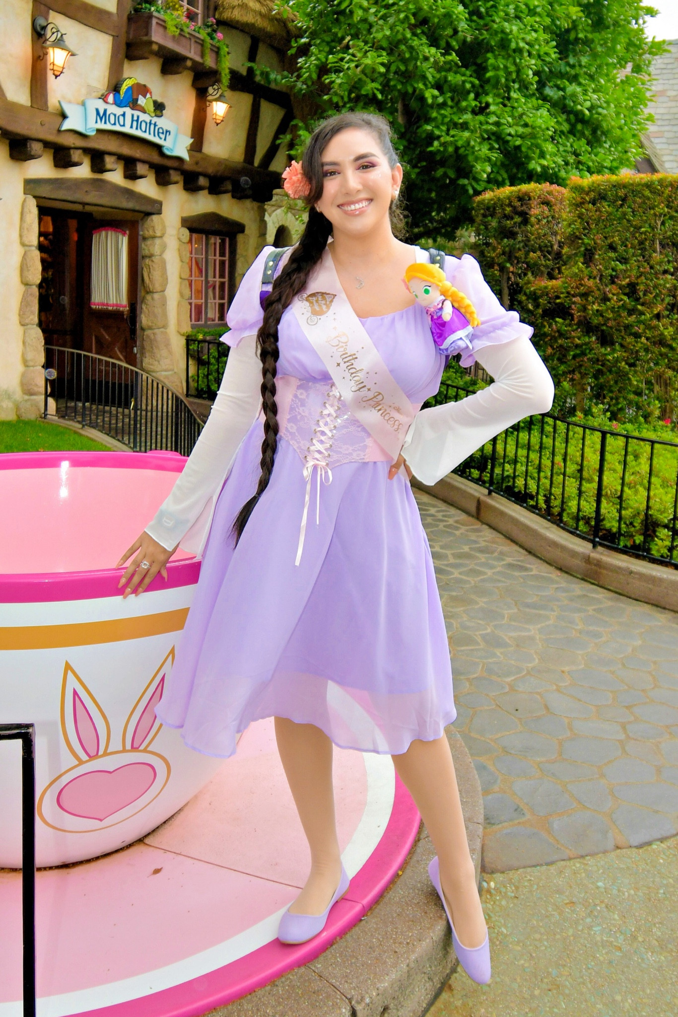 Because what better way is there to celebrate a birthday than to do it dressed up as one of your favorite Disney princess in Disneyland?💜✨🌼🥳

The color of this dress is gorgeous! It does run true to size. And the same goes for this pink lace corset. 

I love adding small elements of Disney into my outfits like these Disney jewelry pieces! Makes them feel more magical 🥰 I linked the exact backpack here & a few other styles that would work with this Disney bound! 

If you have any questions about this Rapunzel Disney Princess outfit leave it in a comment & I’ll get back to you asap 🫶🏼

Rapunzel outfit, Rapunzel bound
Rapunzel style, Rapunzel Disney outfit 
Disney style, Disney princess outfit,
Disney fashion, Tangled Disney outfit 
Tangled Disney, Disneyland outfit, Disney birthday outfit ideas 



#LTKBeauty #LTKGiftGuide #LTKParties