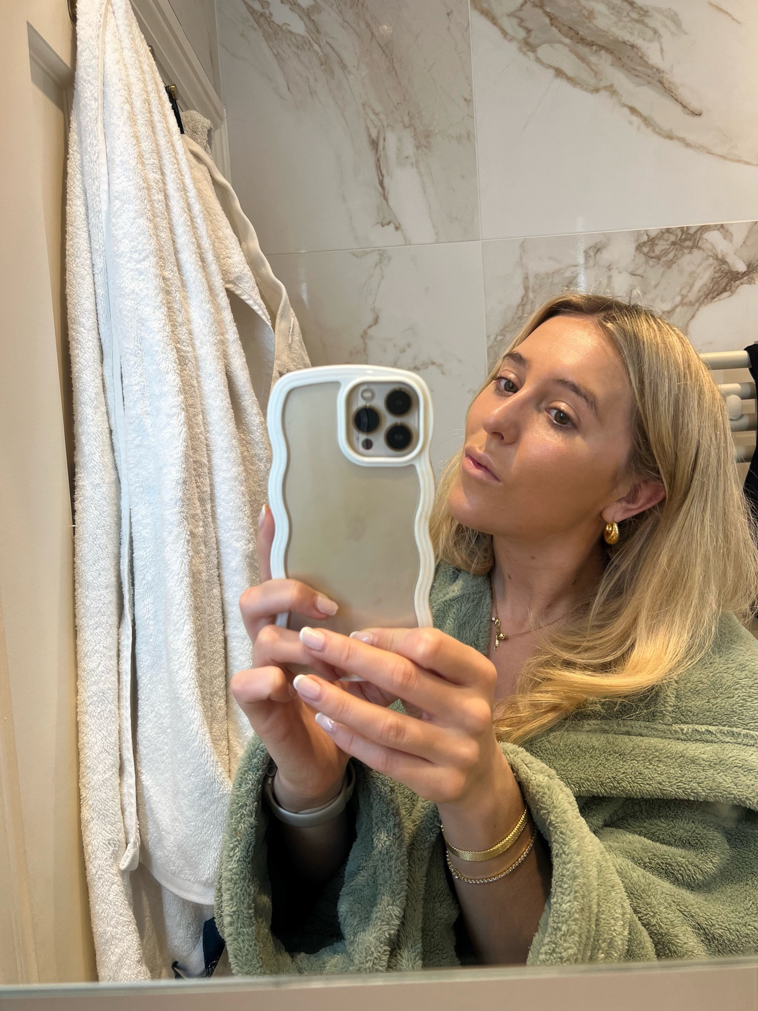 The best bb cream - summer skincare - summer skin - dr jart - dr jart bb cream - cc cream - spf - spf 50 - soho home - soho house dressing gown - glowing skin - Monica vinader earrings - gold earrings - gold studs - robe 

#LTKbeauty #LTKsummer #LTKeurope