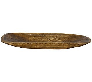 Rustic Dough Bowl by Sincere Surroundings. | QVC