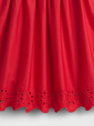 babyGap Eyelet Ruffle Dress | Gap Factory