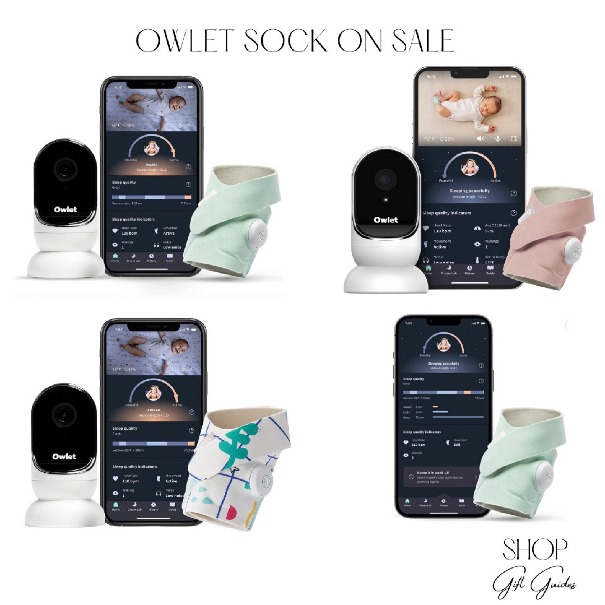 Our Owlet baby monitor and smart sock are on sale right now! This is truly an amazing monitor and comes with a sock that tracks your baby’s heart rate and oxygen during sleep. Tracking my daughters oxygen level right after birth was so important to us as she came out with some immediate breathing issues but they were resolved shortly after in the hospital thanks to our amazing doctors. This monitor& sock duo gives you the peace of mind and alerts you if there’s an issue. I love that this connects to your phone, you don’t need a separate device to watch your child! This is a must have in my book and will definitely be purchasing another for our next baby in the future! 

#LTKbaby #LTKfamily #LTKsalealert