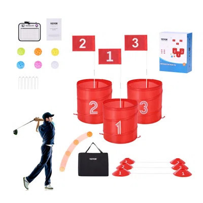 Backyard Golf Game 3 Hole Portable Outdoor Bucket Golf Game for Kids and Adults | Wayfair North America