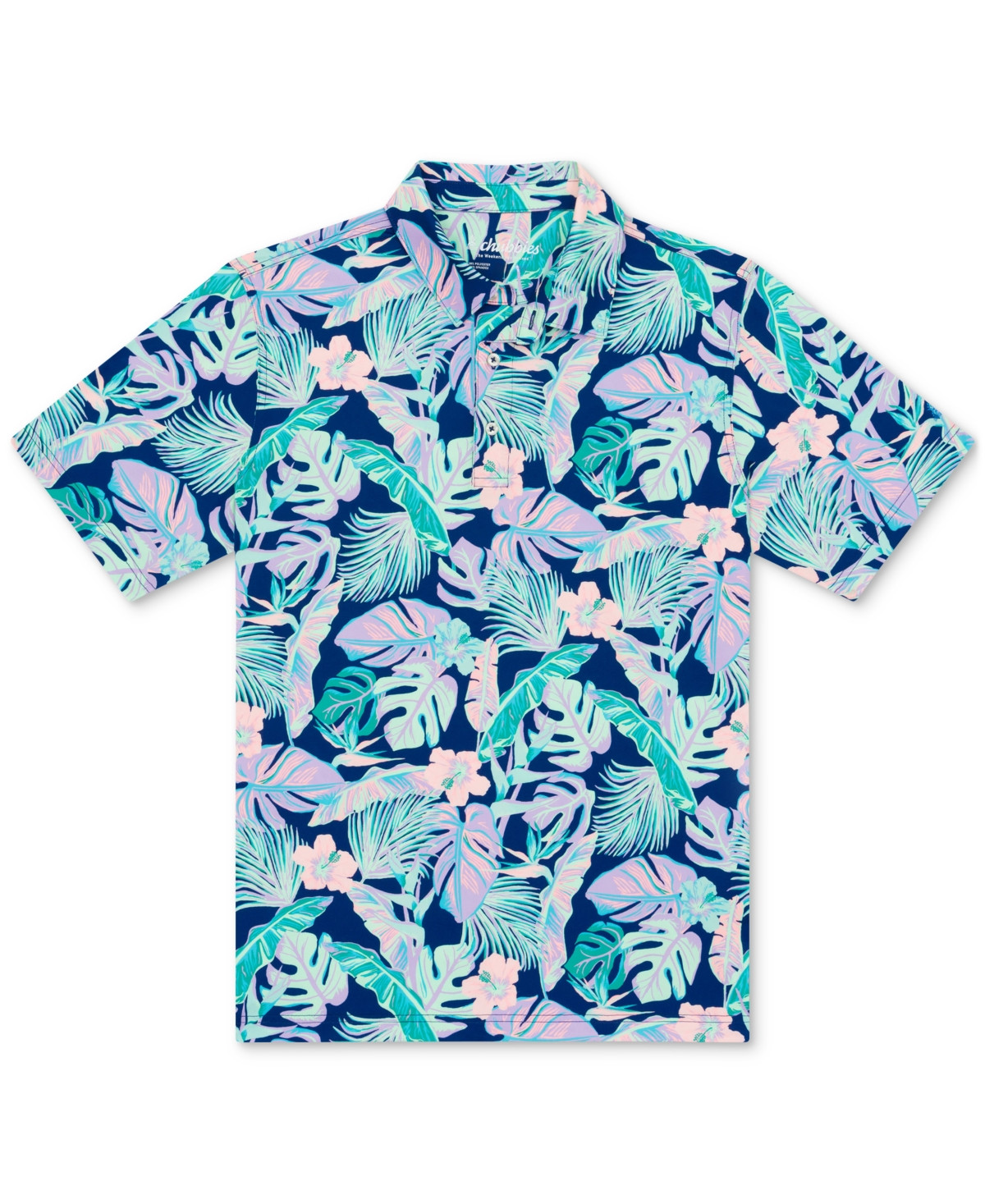 Chubbies Men's The Night Fauna Performance Polo 2.0 - Navy | Macy's