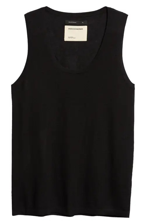 FRENCKENBERGER Cashmere Sweater Vest in Black at Nordstrom, Size X-Large | Nordstrom