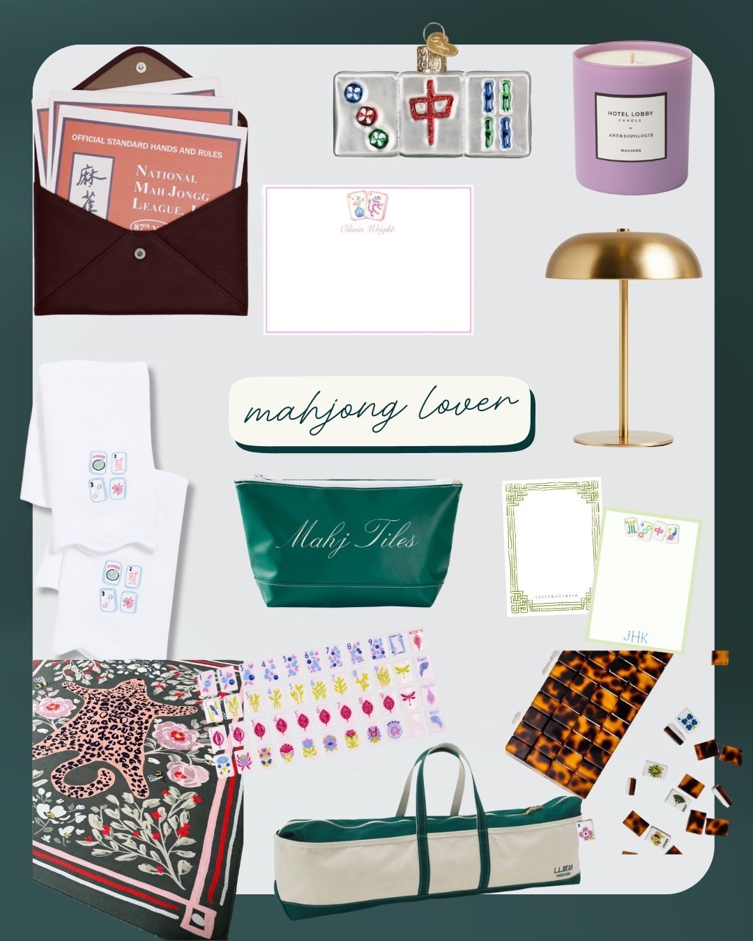 GIFT GUIDE: mahjong lover

#LTKGiftGuide #LTKSeasonal #LTKHoliday