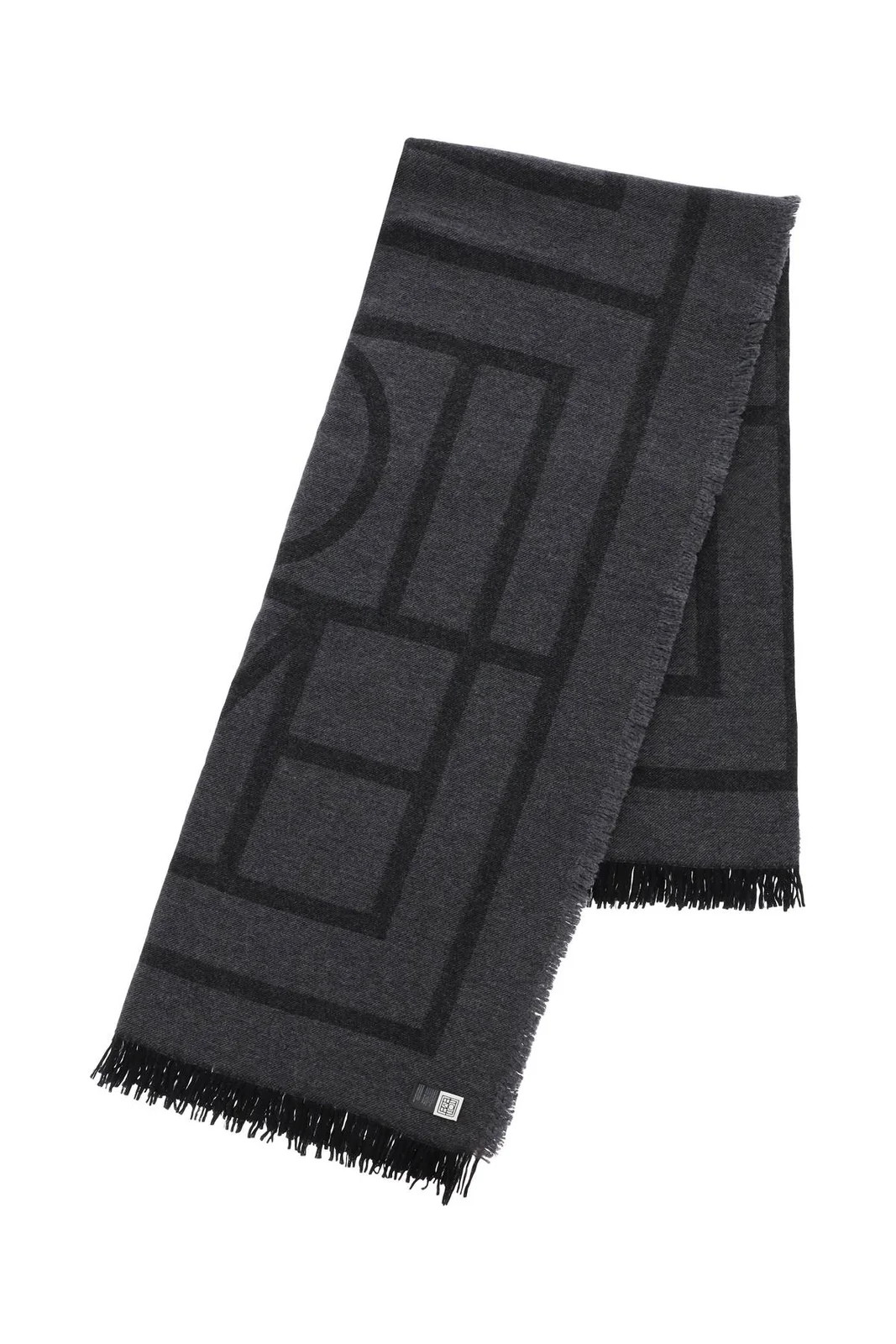 Totême Monogram Knit Scarf | Cettire Global