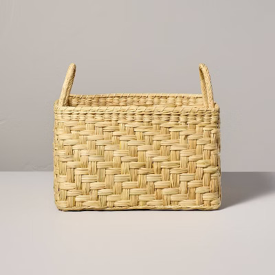 Rectangular Woven Storage Basket - Hearth & Hand™ with Magnolia | Target