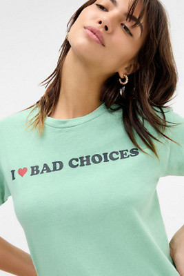 UO I Love Bad Choices Relaxed T-Shirt | Urban Outfitters UK