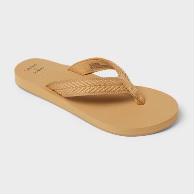 Women’s Nico Sandals with Memory Foam Insole - Shade & Shore™ Tan 10 | Target
