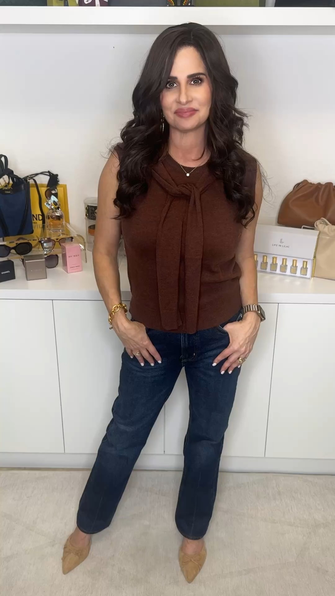 Knit top / sweater with tie shawl . I love it. Perfect for fall in warmer weather . Wearing a sm , jeans 25 

#LTKOver40 #LTKStyleTip #LTKFindsUnder100