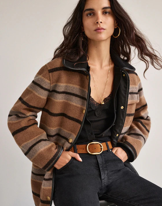 Striped Chore Jacket | Madewell | Madewell