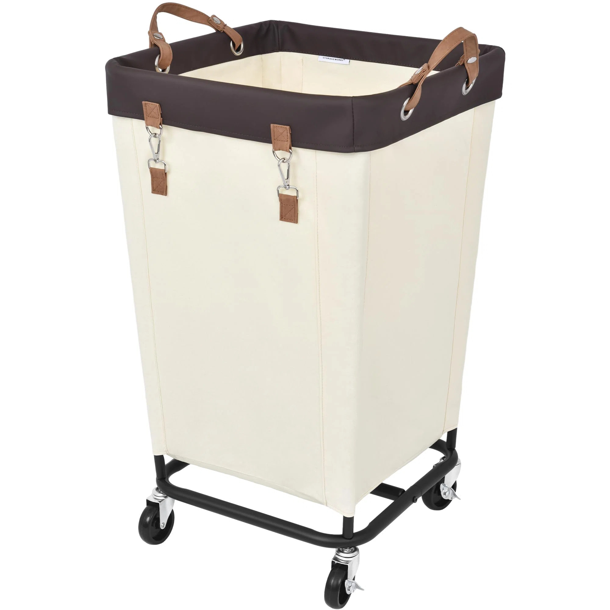 160L Laundry Hamper With Wheels, Large Clothes Laundry Basket for Home, Closet, Dorm, Bathroom, L... | Wayfair North America