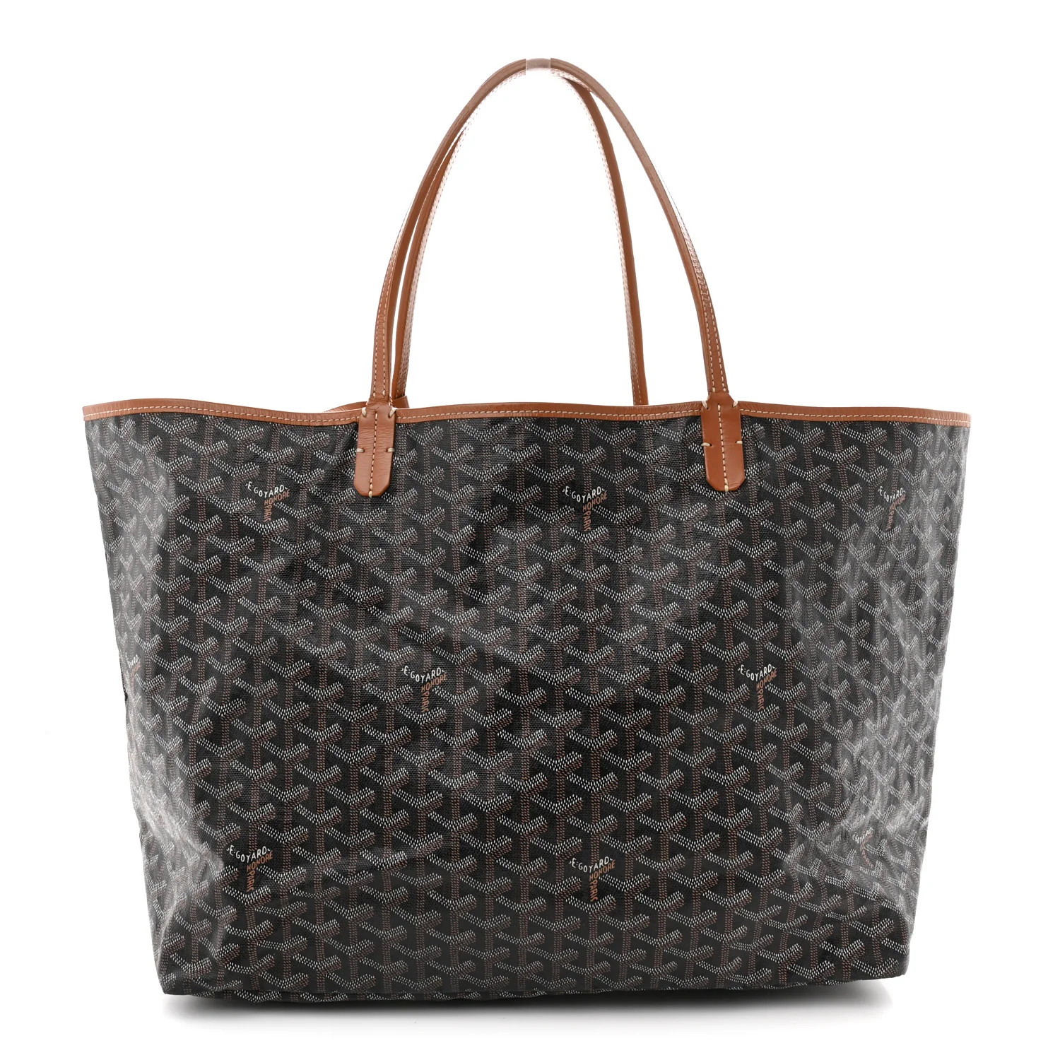 Goyard Goyardine Saint Louis GM Black Gold 1880826 | FASHIONPHILE (US)