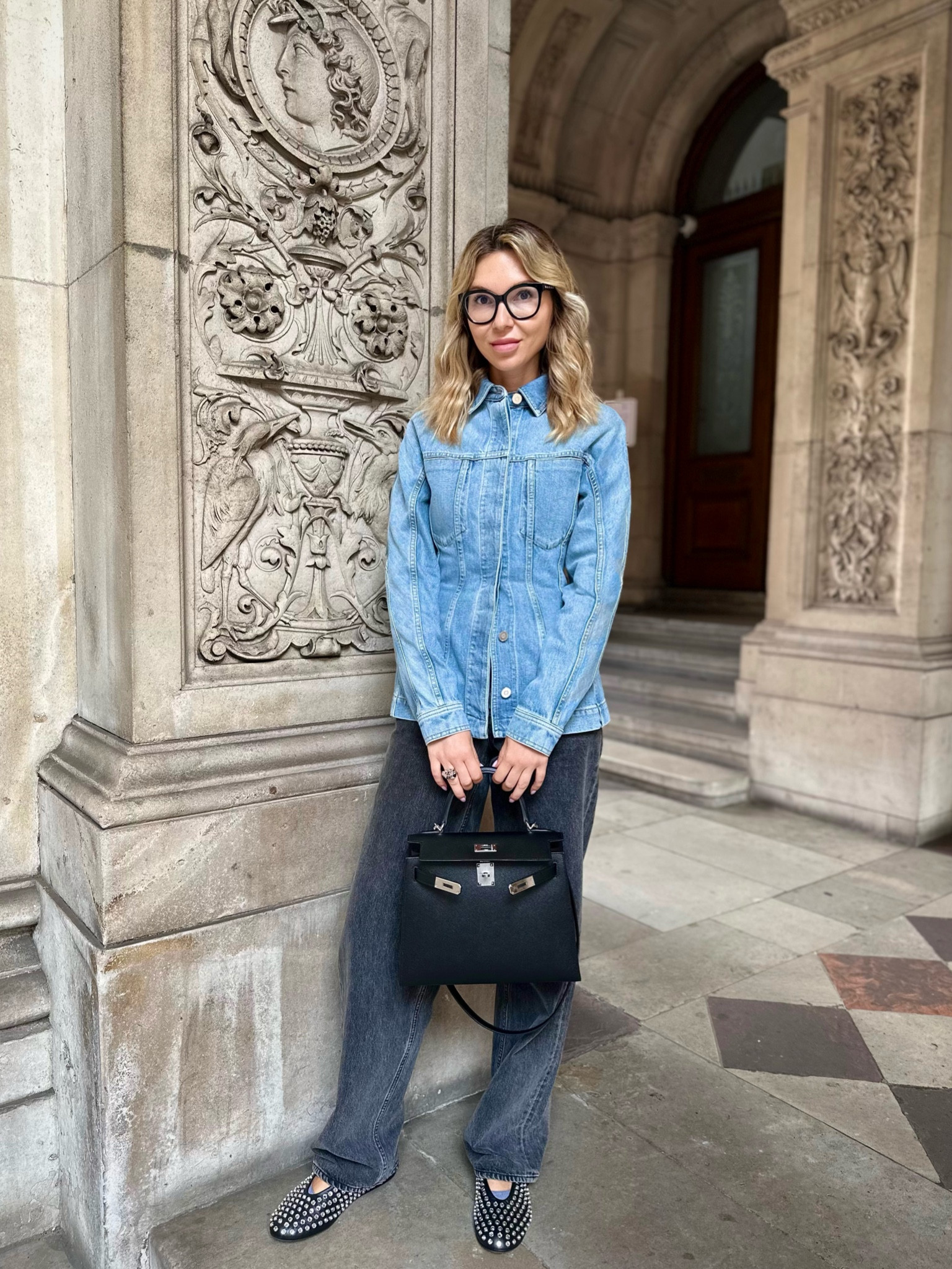 Double denim for the win #denim #celine #alaia #balletflats #denimjacket #jeans

#LTKSeasonal #LTKstyletip