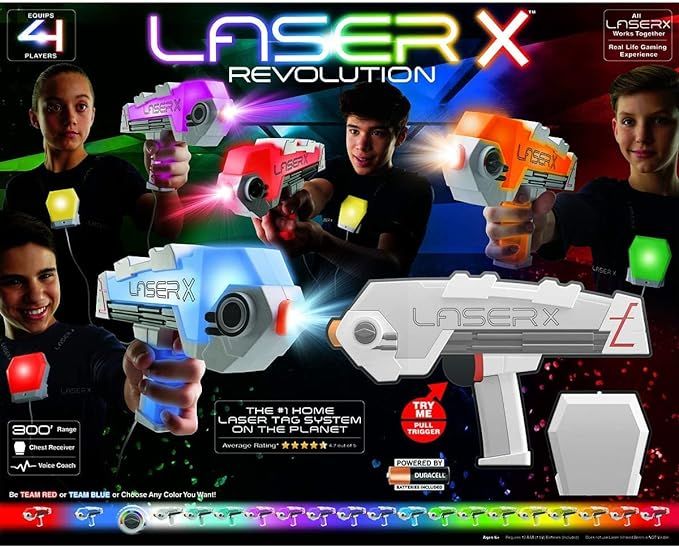 Laser X Revolution 4 Players Set | Amazon (US)