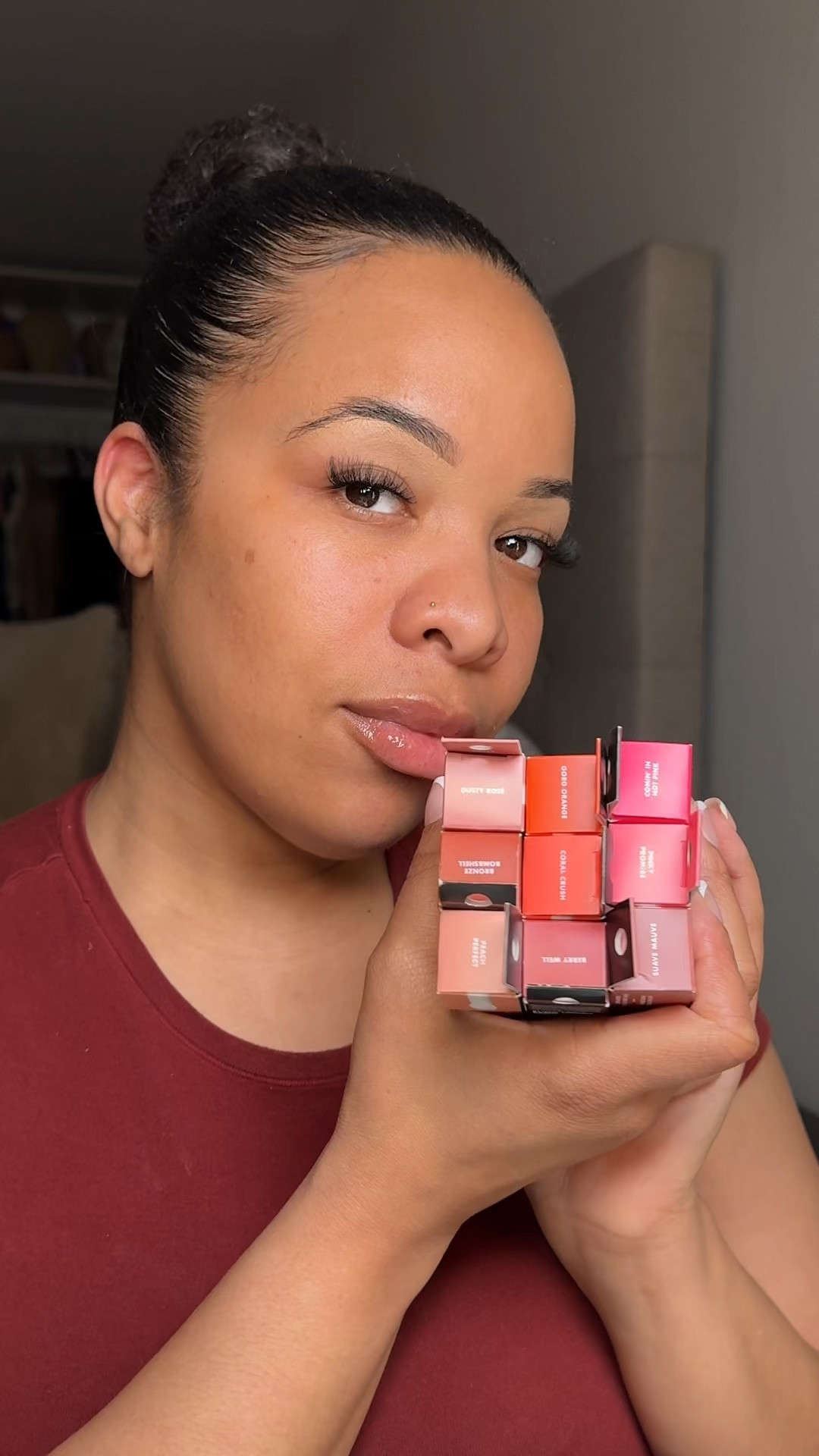 Swatching All of Elf Cosmetics Liquid Blush Shades in: Perfect Peach, Dusty Rose, Berry Well, Suave Muave, Pinky Promise, Coming In Hot Pink, Coral Crush, Goregous Orange, &
Bronze Bombshell

#LTKVideo #LTKxelfCosmetics #LTKBeauty