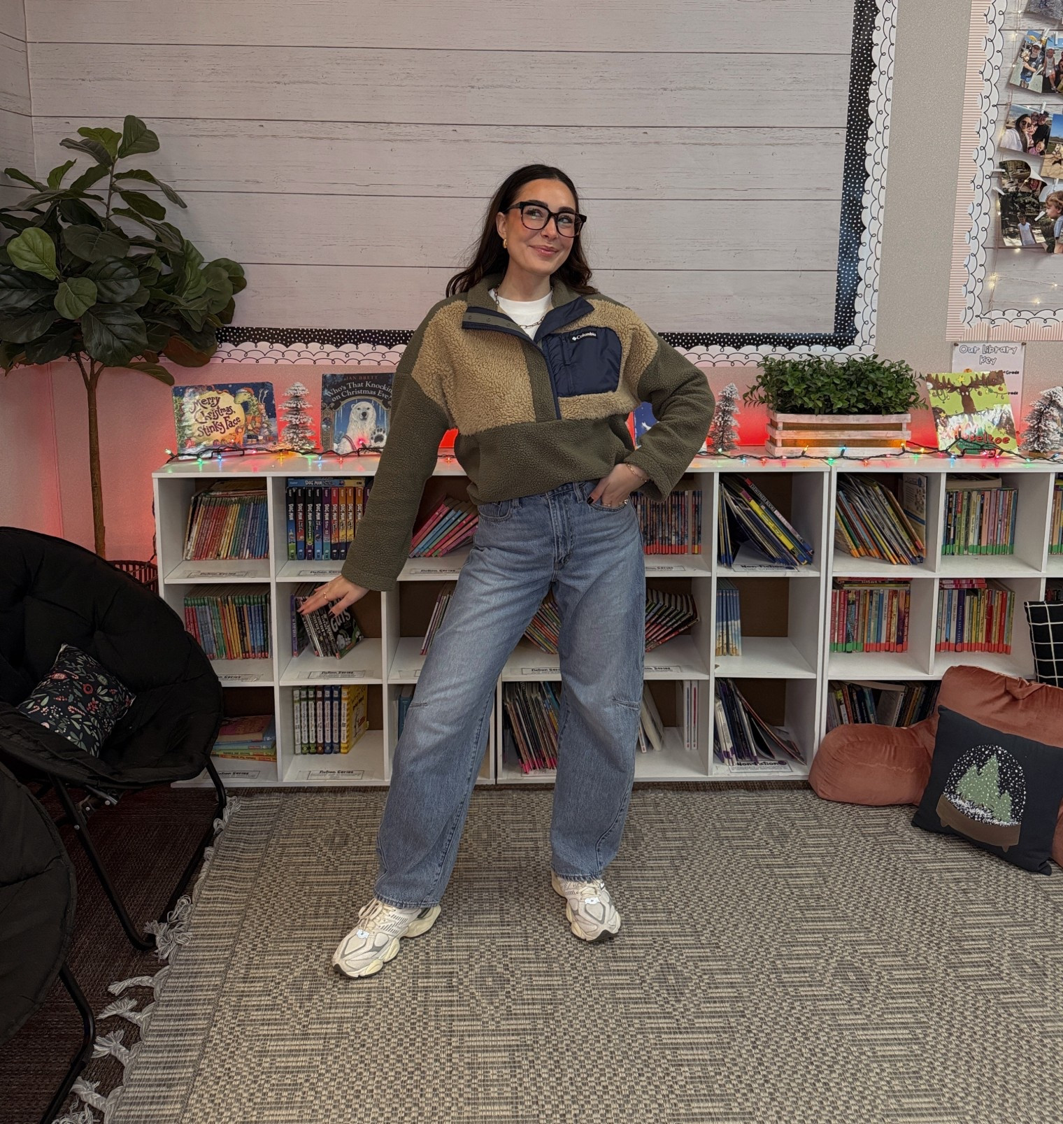 Jacket: smalll
Pants: 6
Shoes: TTS
Glasses: Murphy style 

#LTKGiftGuide #LTKdayinmylife #LTKHoliday