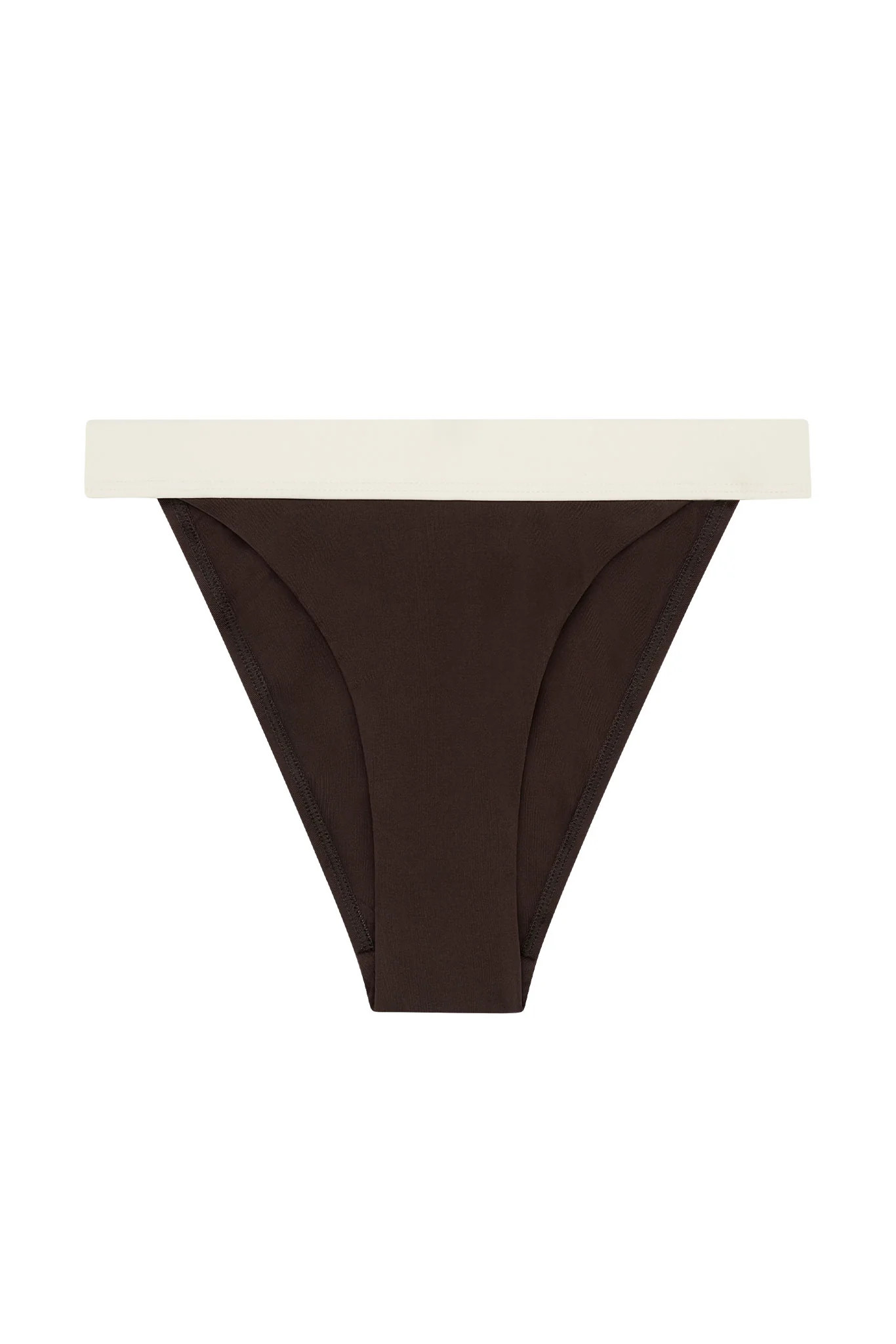 Santorini Bottom - Espresso/Ivory | Monday Swimwear
