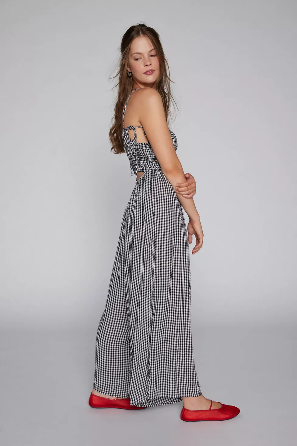 Kimchi Blue Nala Gingham Jumpsuit | Urban Outfitters (US and RoW)