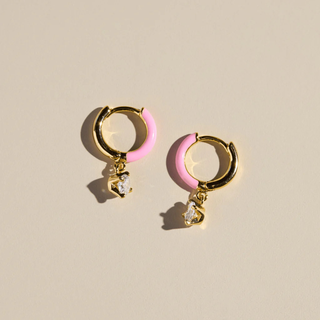 Pink Ellie Huggies | Nickel and Suede