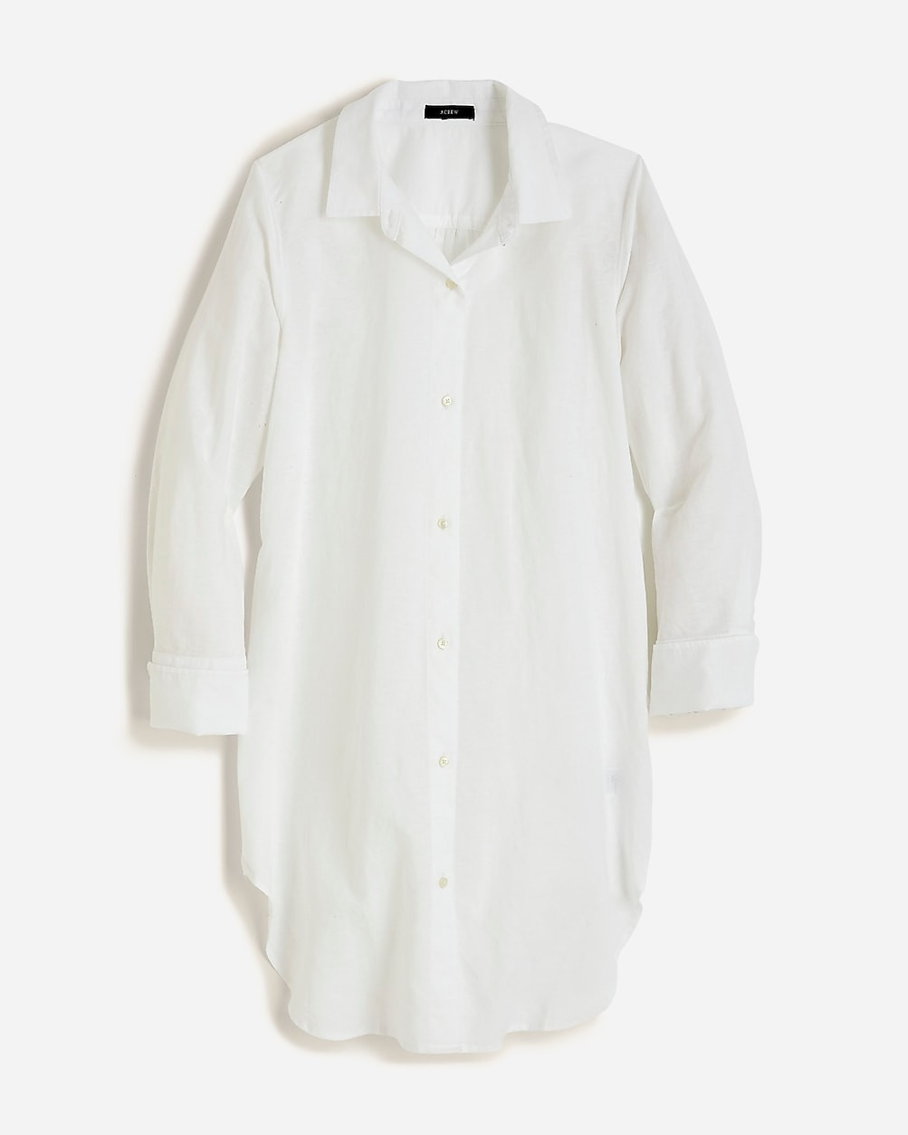 Classic-fit beach shirt in linen-cotton blend | J. Crew US