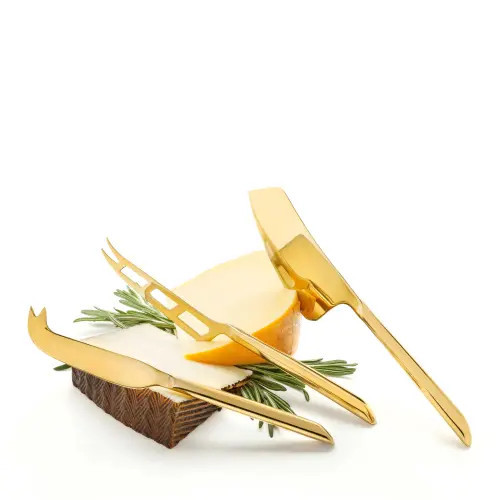 Viski Belmont Cheese Knives Set in Gold at Nordstrom | Nordstrom