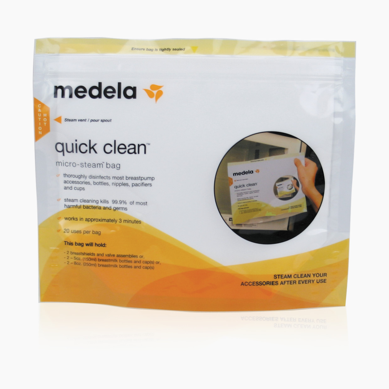 Quick Clean Micro-Steam Bags | Babylist