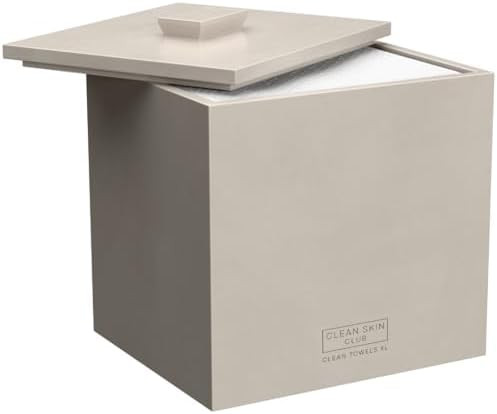 CLEAN SKIN CLUB Cement Box for 50 Disposable Clean Towels XL (Towels NOT Included), Concrete Cont... | Amazon (US)