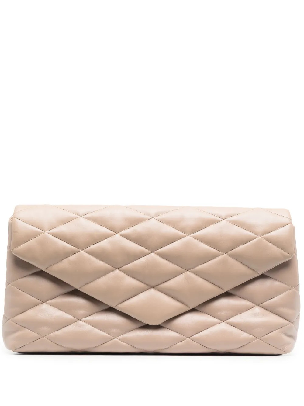 Saint Laurent Sade Puffer Envelope Clutch Bag - Farfetch | Farfetch Global