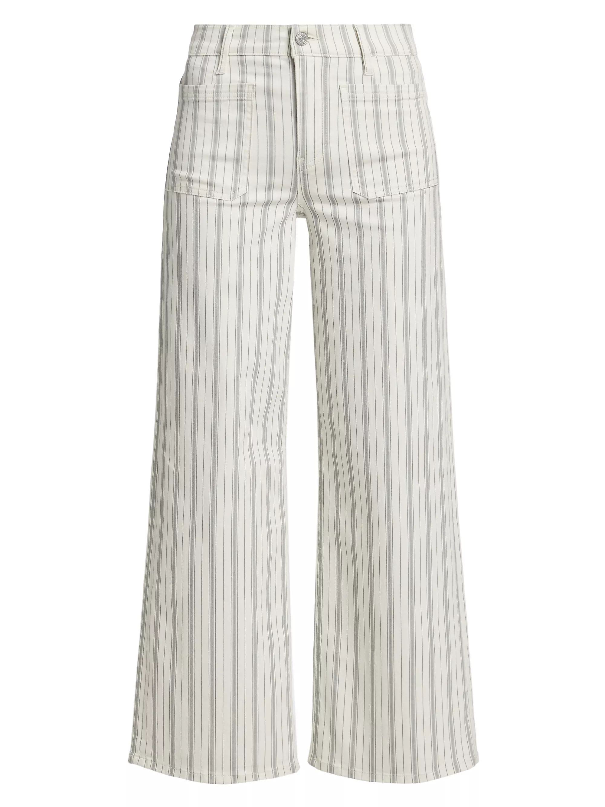 Le Slim Palazzo Bardot Striped Pants | Saks Fifth Avenue