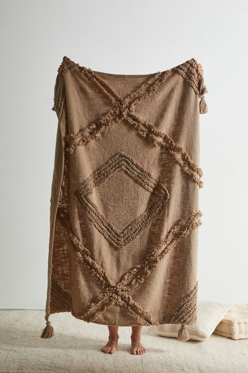 Aden Tufted Throw Blanket | Urban Outfitters (US and RoW)
