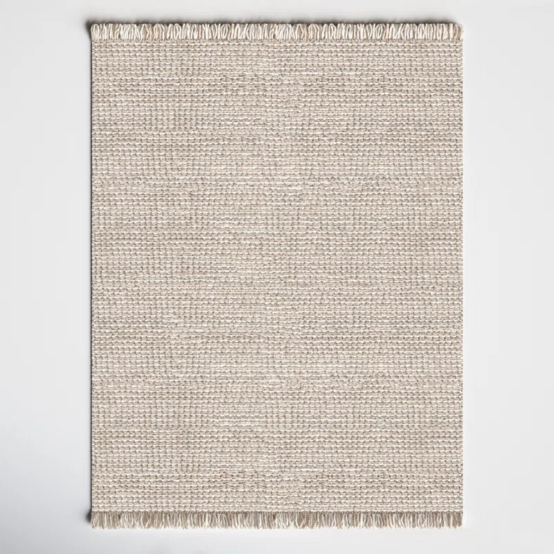 Madison Hand Tufted Wool Beige/Cream Rug | Wayfair North America