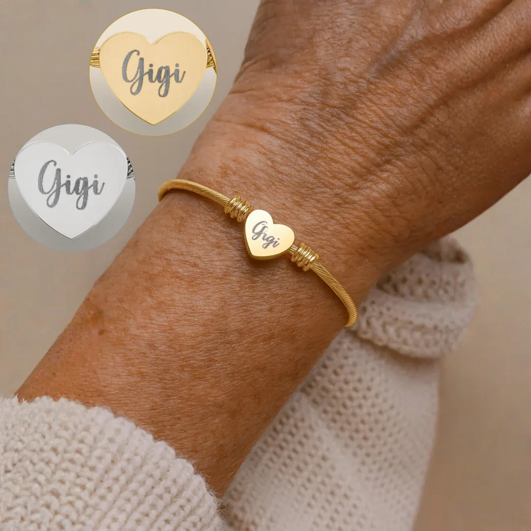 Personalized Grandma Bracelet, Custom for Nana, Gigi, Mimi, Grammy, Nona, Abuela, Oma – Grandmo... | Etsy (US)