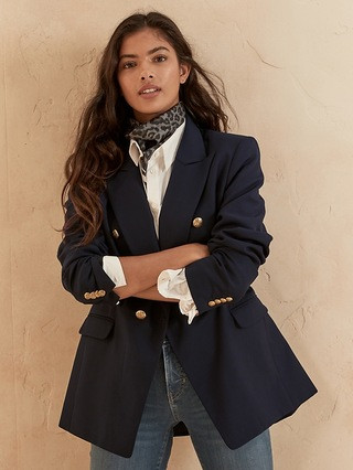 Double-Breasted Blazer | Banana Republic (US)