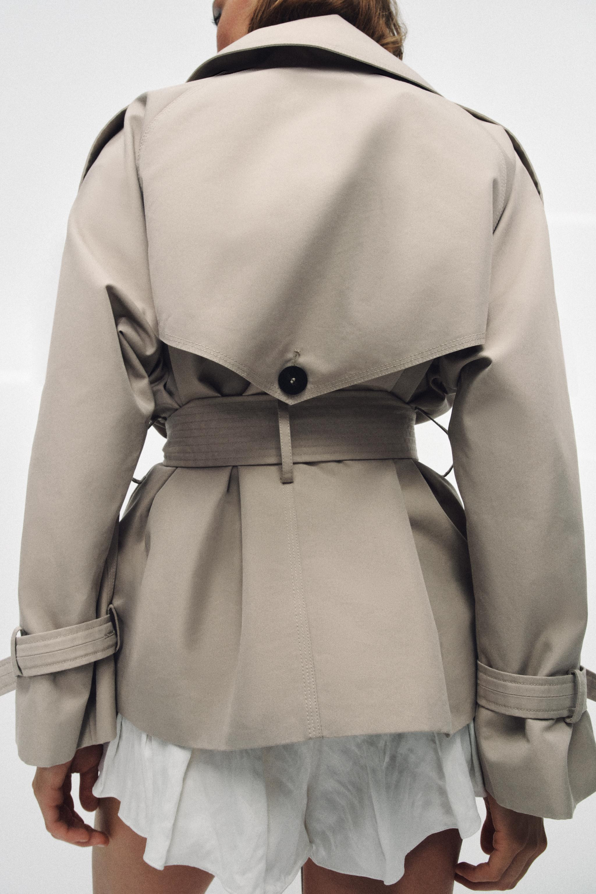 ZW COLLECTION OVERSIZED WATER REPELLENT TRENCH COAT | Zara US