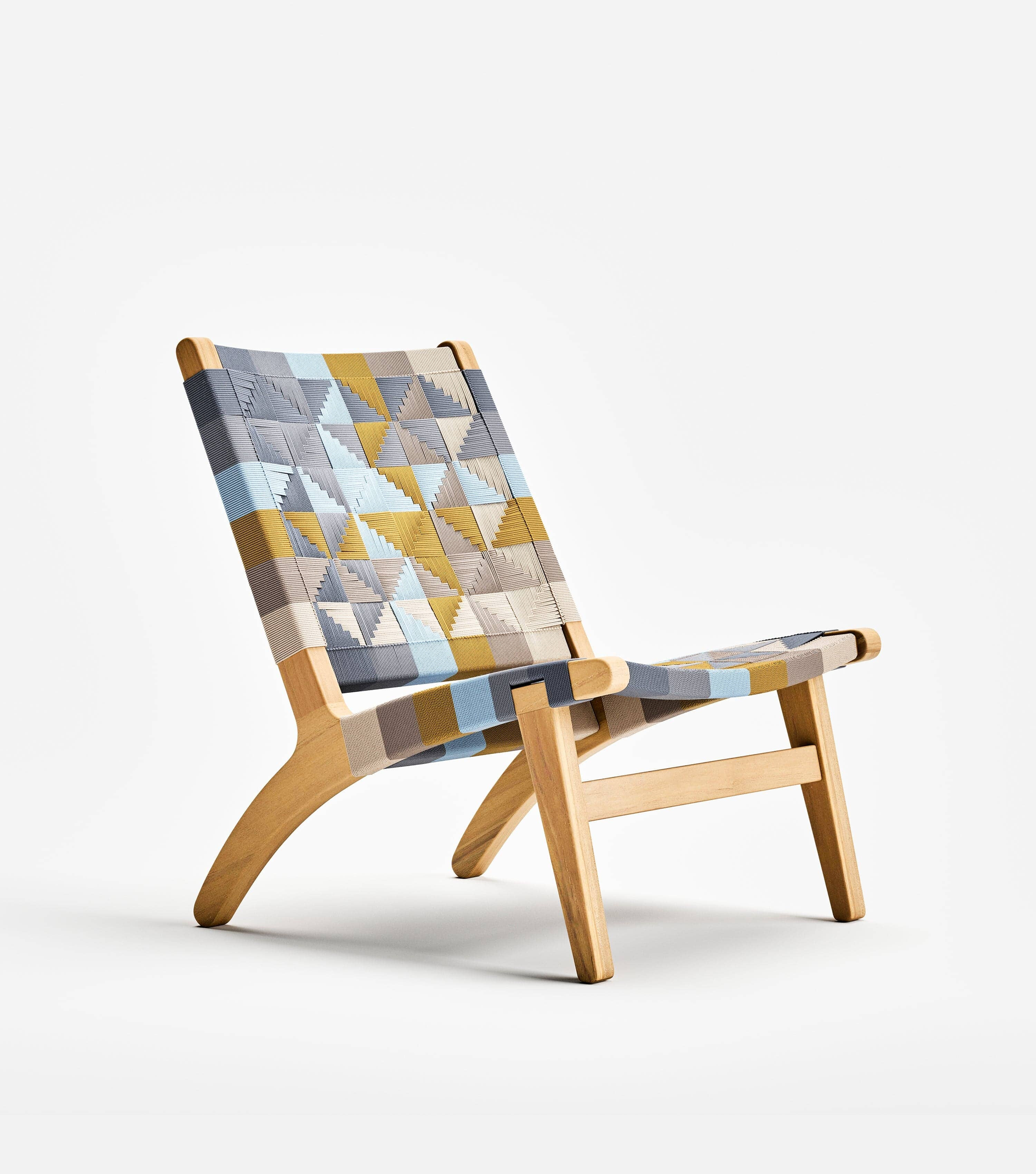 Masaya Lounge Chair Woven Prisma Cord | Forever Furniture by MasayaCo | Masaya Co