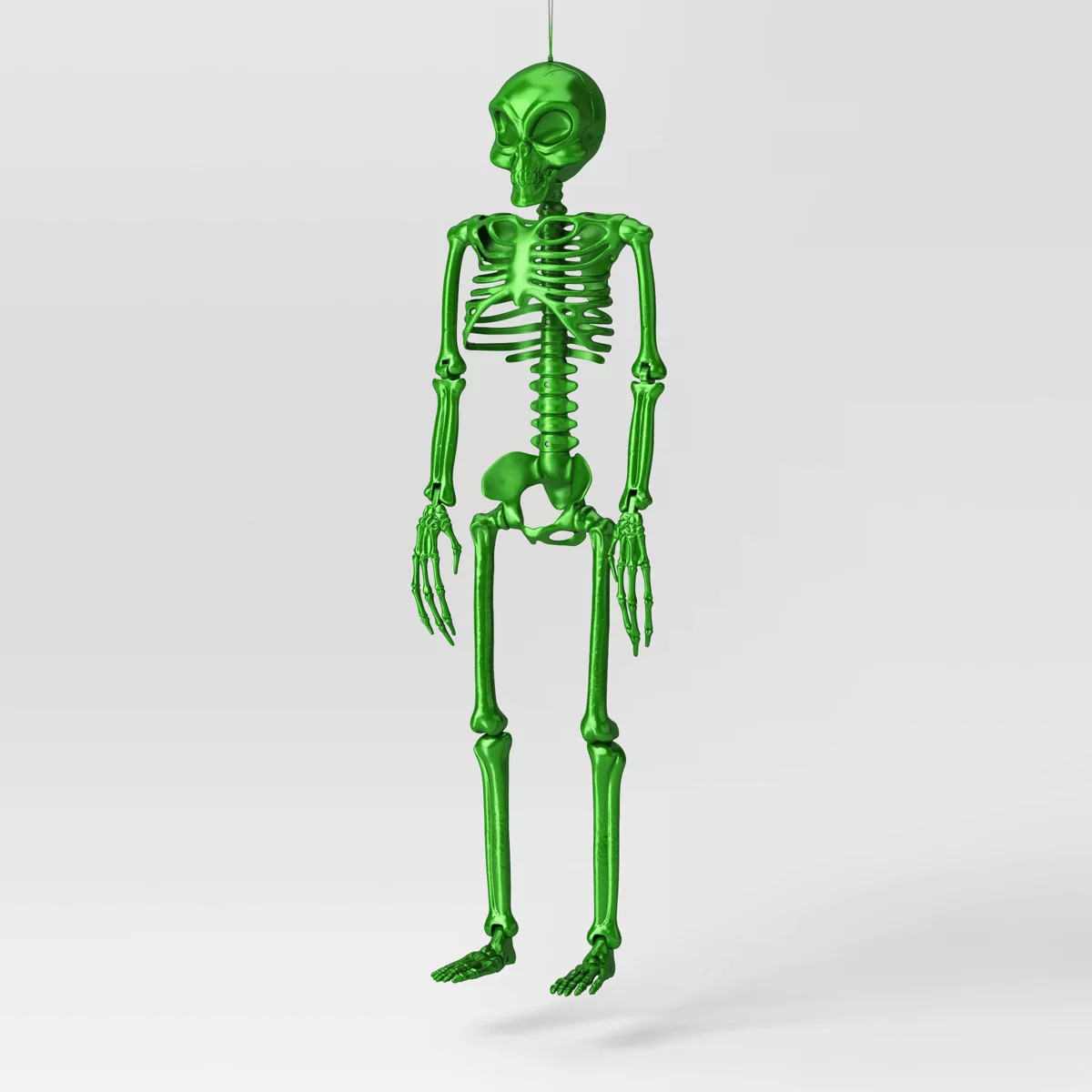 36" Poseable Alien Skeleton Halloween Decorative Prop Ghoulish Glow Green - Hyde and EEK! Boutiqu... | Target