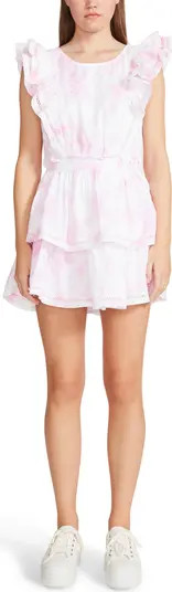 BB Dakota by Steve Madden Sweet & Chic Cloud Print Cotton Minidress | Nordstrom | Nordstrom