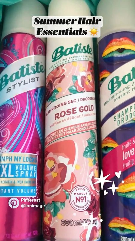The BEST dry shampoo out there: BATISTE 👱🏻‍♀️💖 

How to use: Just gently spray your roots, massage the product in, style as you wish and go enjoy the summer 😎☀️ It’s the quickest hair fix there is!

Hair products, travel essentials, summer essentials, beauty case must-haves, on my vanity, greasy hair, fine hair, quick hairstyle, summer holiday hairstyle, easy hair fix, refreshing hair hack 

#LTKeurope #LTKbeauty #LTKSeasonal