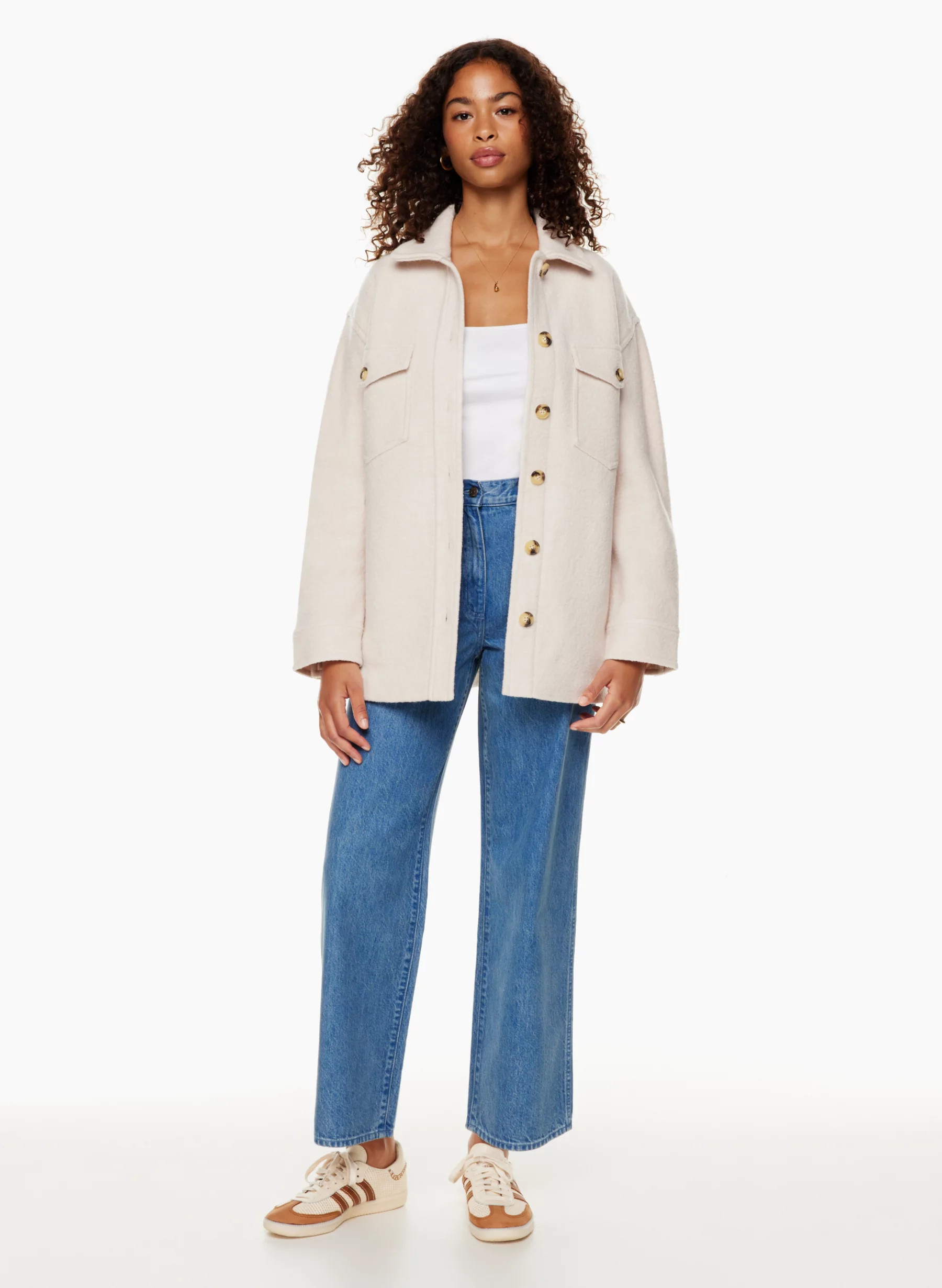 THE GANNA™ UTILITY SHIRT JACKET | Aritzia