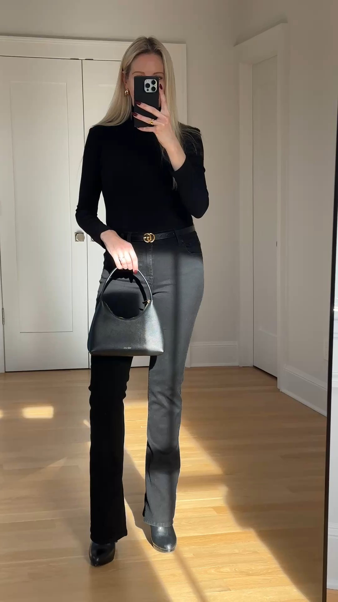 Winter outfits
Winter denim
Statement belts
Winter outfit idea
All black outfit
Bootcut jeans
High waisted black jeans
Square iPhone case
7 for all mankind jeans
Gift ideas for her
Christmas outfit
Brunch outfit
Girls night outfit 
Norma kamali black turtleneck bodysuit
Gucci belt
Mansur gavriel bag
Black handbag
Black boots
Black Ankle boots
Nine West boots
#ltkfindsunder100#LTKHoliday 

Follow my LTK @kc.burn on the @shop.LTK app to view this post and get my exclusive app-only content!

#liketkit 
@shop.ltk
https://liketk.it/5HuWO

#LTKootd #LTKSeasonal