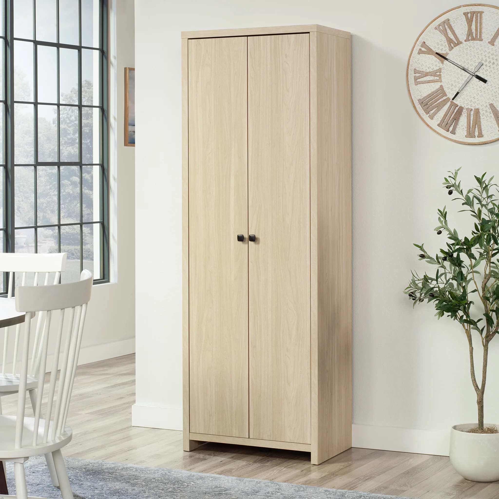 Mainstays Westley 2 Door Pantry, Spring Pine Finish | Walmart (US)