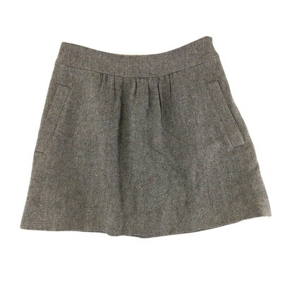 J.Crew Factory Tweed Wool Blend Mini Skirt Pleated Academia Schoolgirl Women's 6 | eBay US