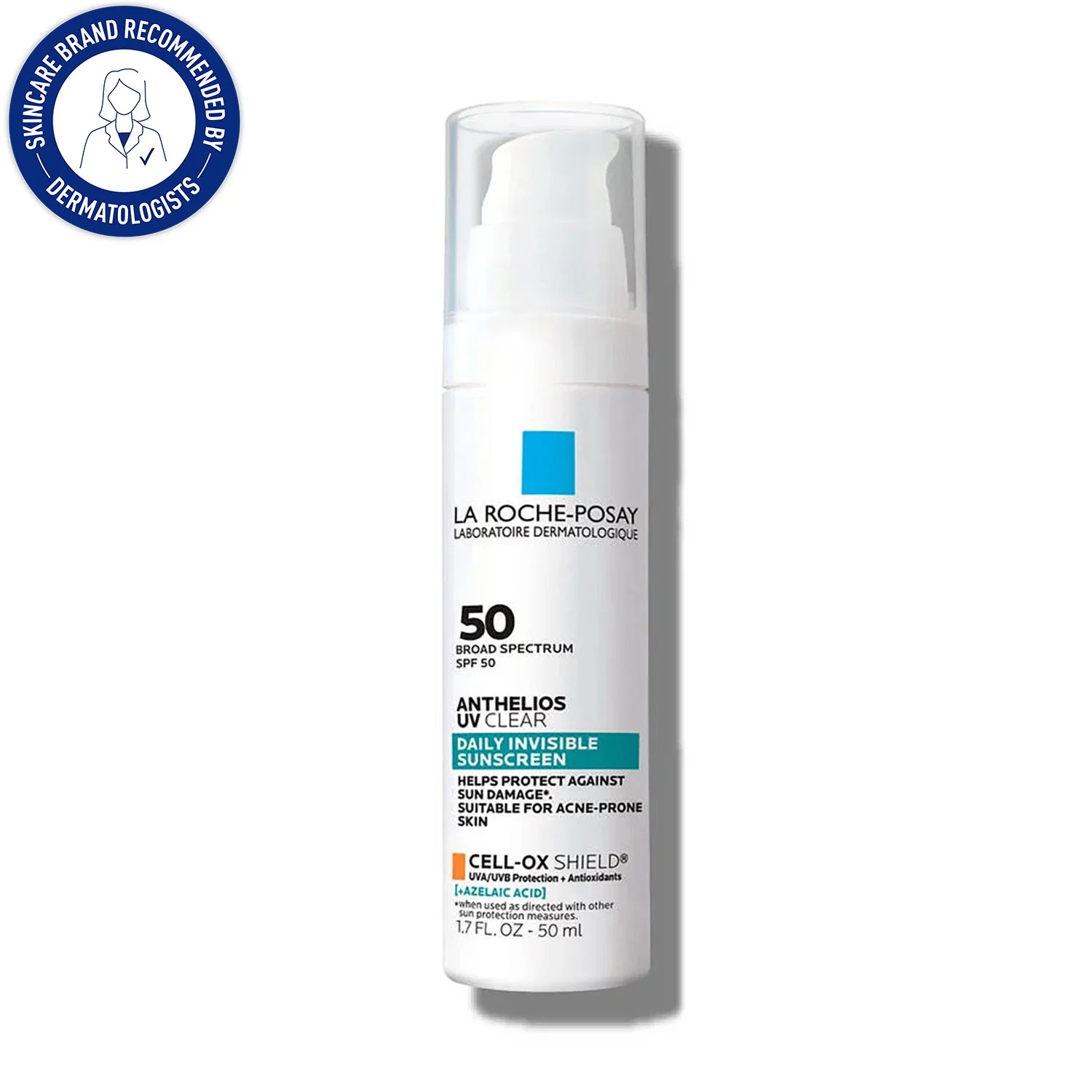 La Roche-Posay Anthelios UV Clear Sunscreen SPF 50, 1.7 fl oz | Walmart (US)