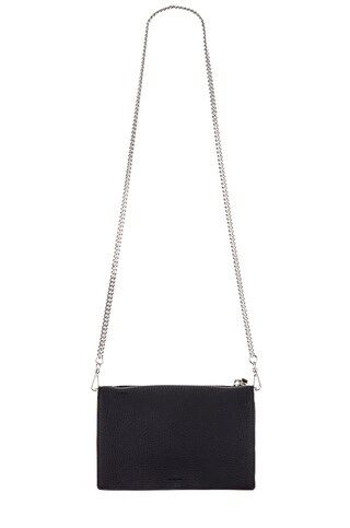 ALLSAINTS Fetch Chain Crossbody Wallet in Black from Revolve.com | Revolve Clothing (Global)