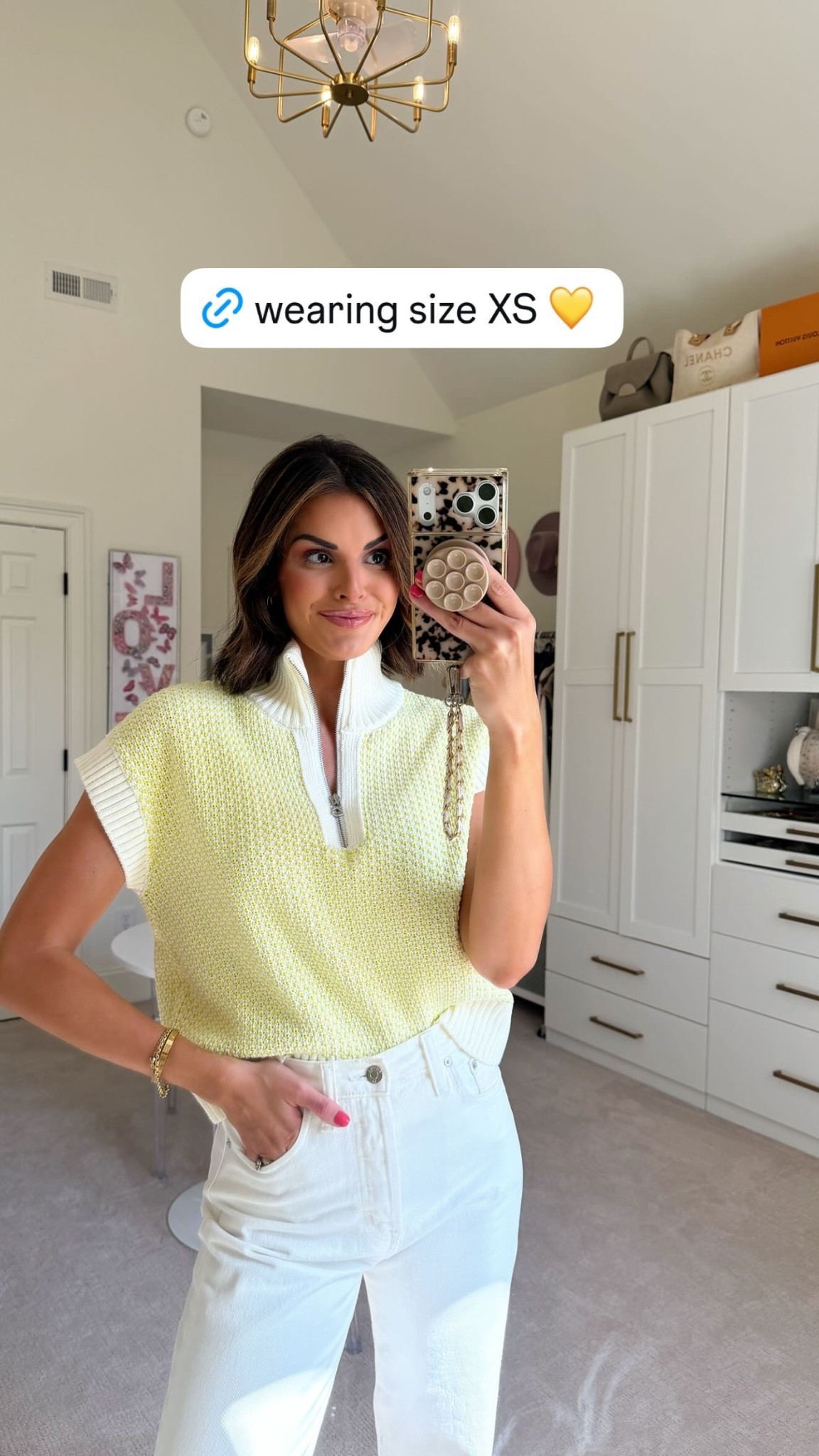 Wearing an XS in this vest! 💛

@Varley 

#LTKSeasonal