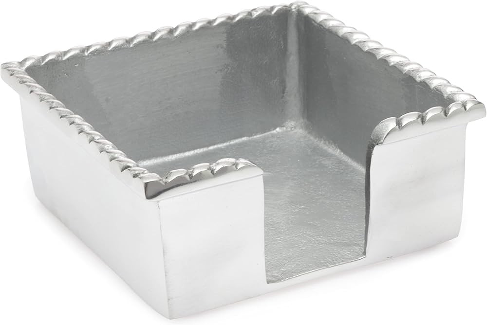 Boston International Napkin Holder Caddy, Cocktail Size, Rope Edge | Amazon (US)